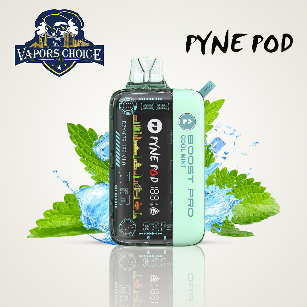 PYNE POD BOOST PRO 20000 PUFFS (50mg) - DISPOSABLE VAPE Cool Mint UAE Ras Al Khaimah